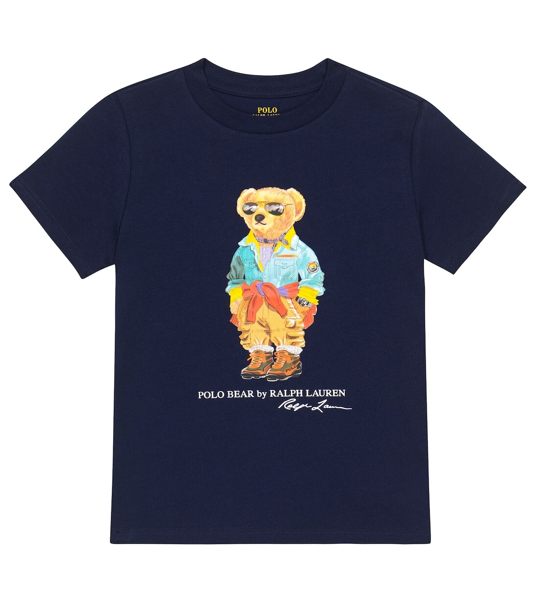 

Футболка Polo Bear из хлопкового джерси Polo Ralph Lauren, синий