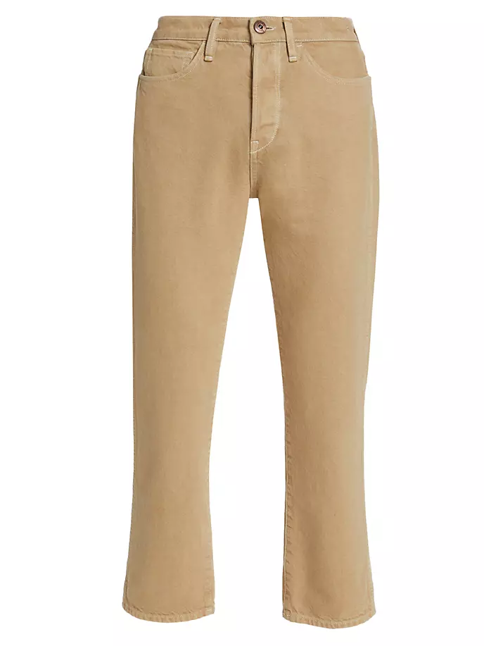 Укороченные прямые джинсы Austin с высокой посадкой 3X1, цвет humana sand 32836