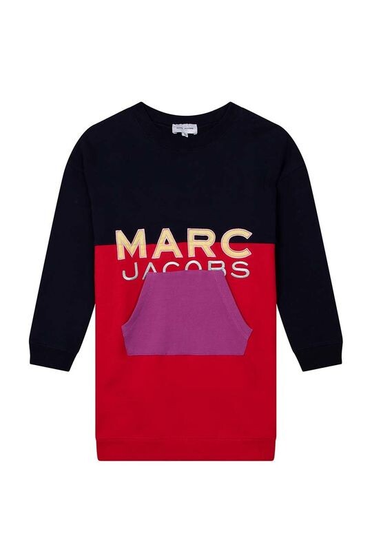 

Детское хлопковое платье Marc Jacobs, красный