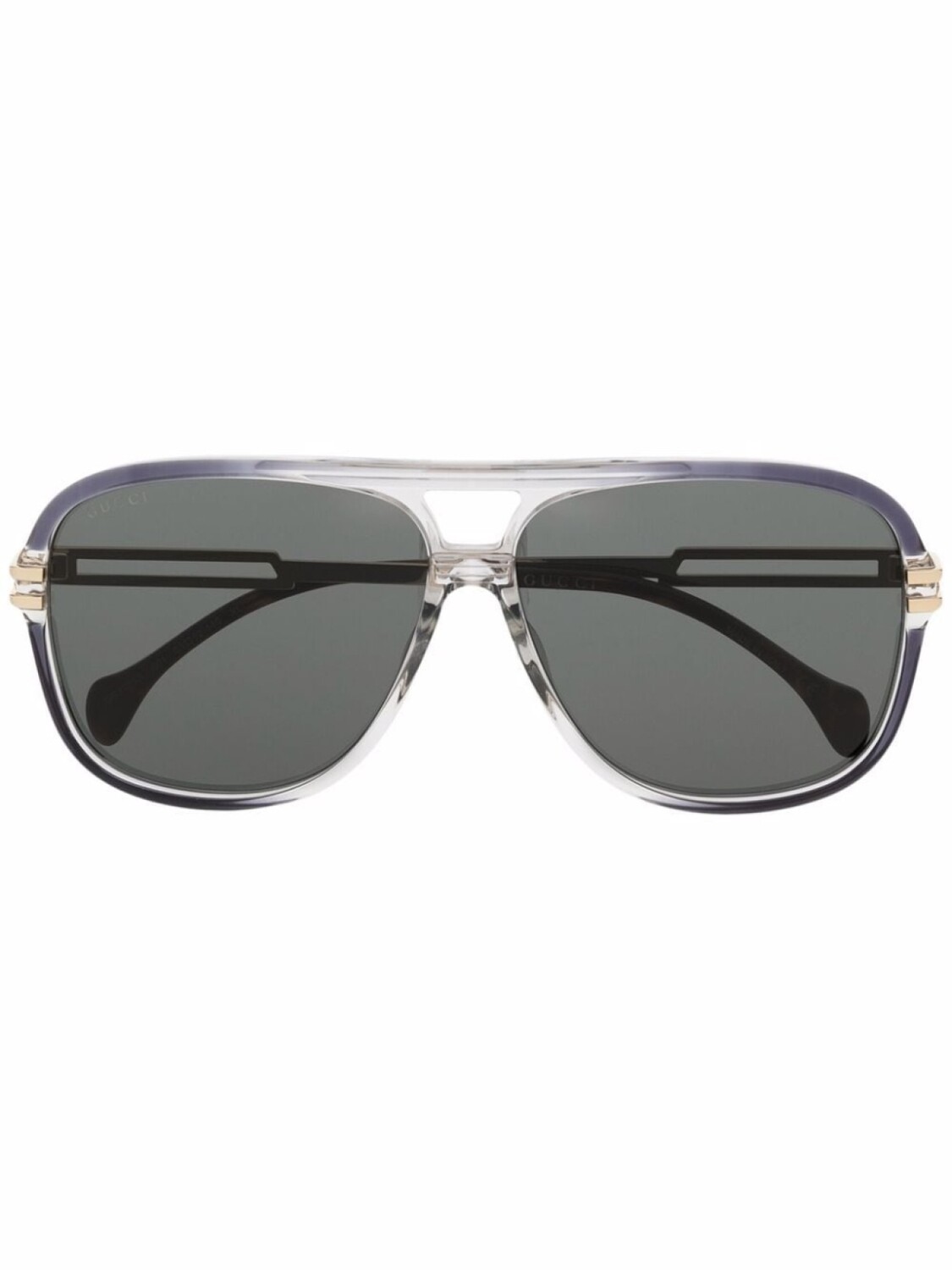 

Gucci Eyewear солнцезащитные очки-пилоты, серый