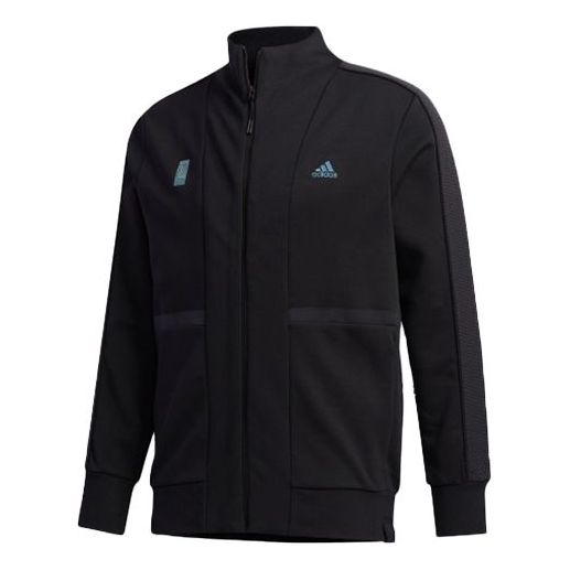Куртка Men's adidas Sports Stylish Jacket Solid Color Black, черный