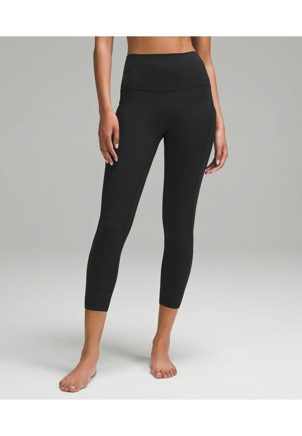 

Тайтсы ALIGN HIGH-RISE CROP POCKETS 59см lululemon, черный