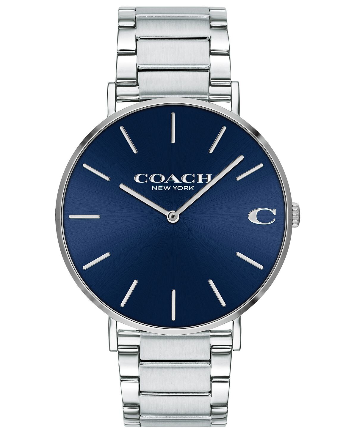 

Мужские часы Charles с браслетом из нержавеющей стали 41 мм COACH