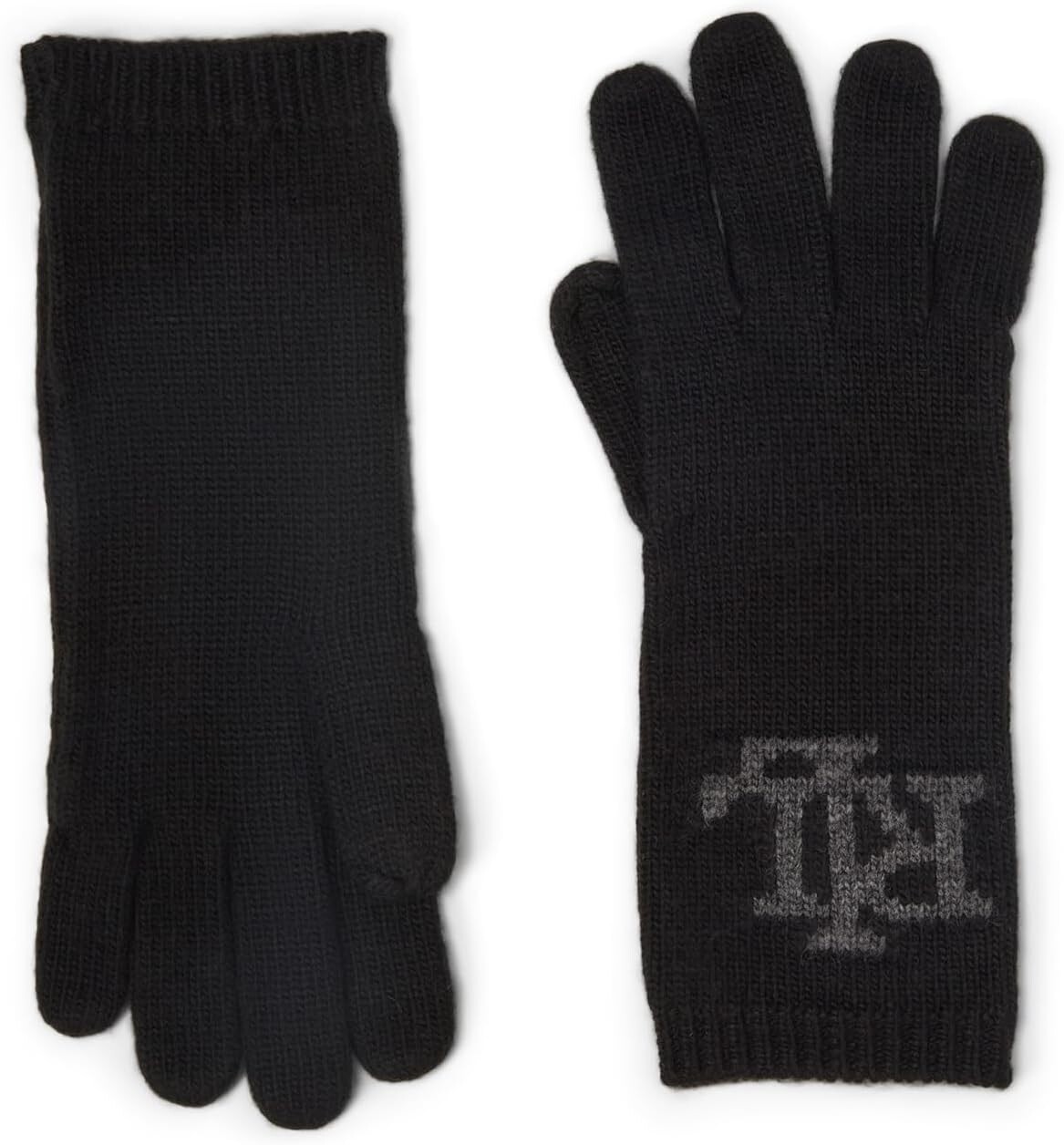 

Перчатки LAUREN Ralph Lauren Logo Knit Glove, цвет Black/Dark Grey