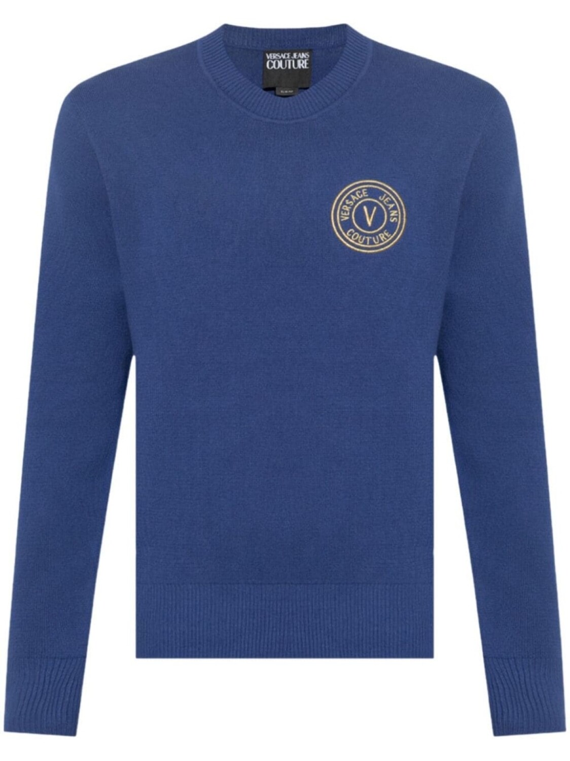

Versace Jeans Couture джемпер с аппликацией логотипа, синий