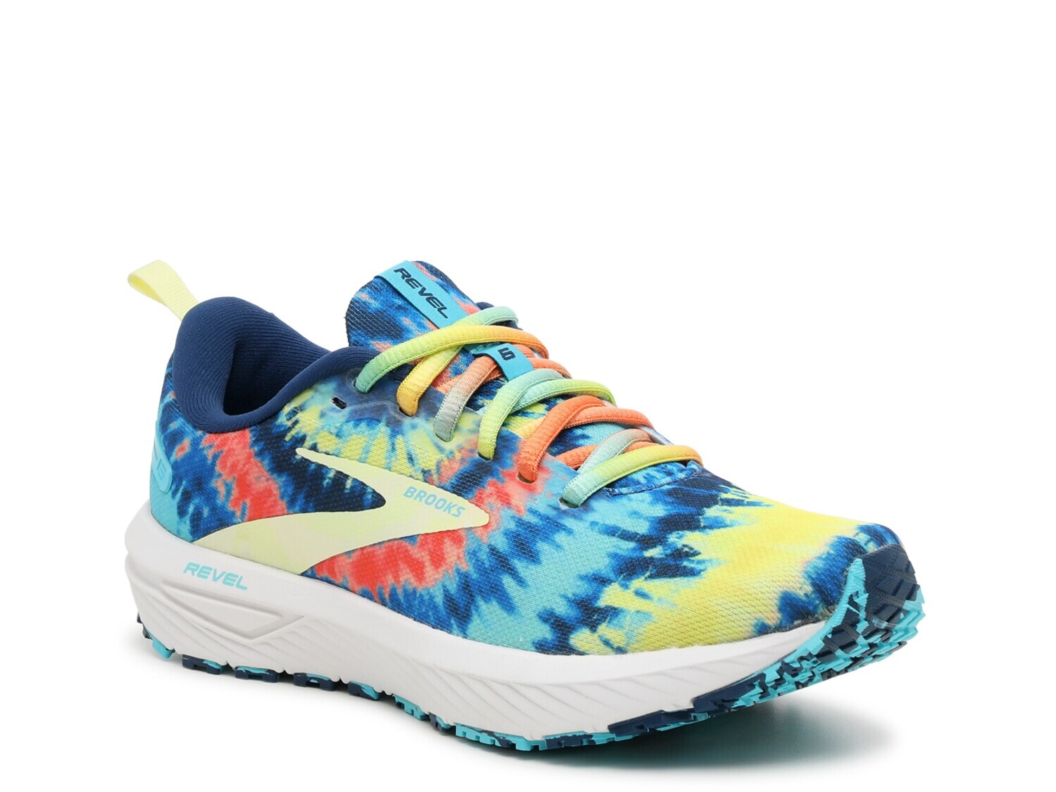 

Кроссовки Brooks Revel 6, синий/желтый/красный