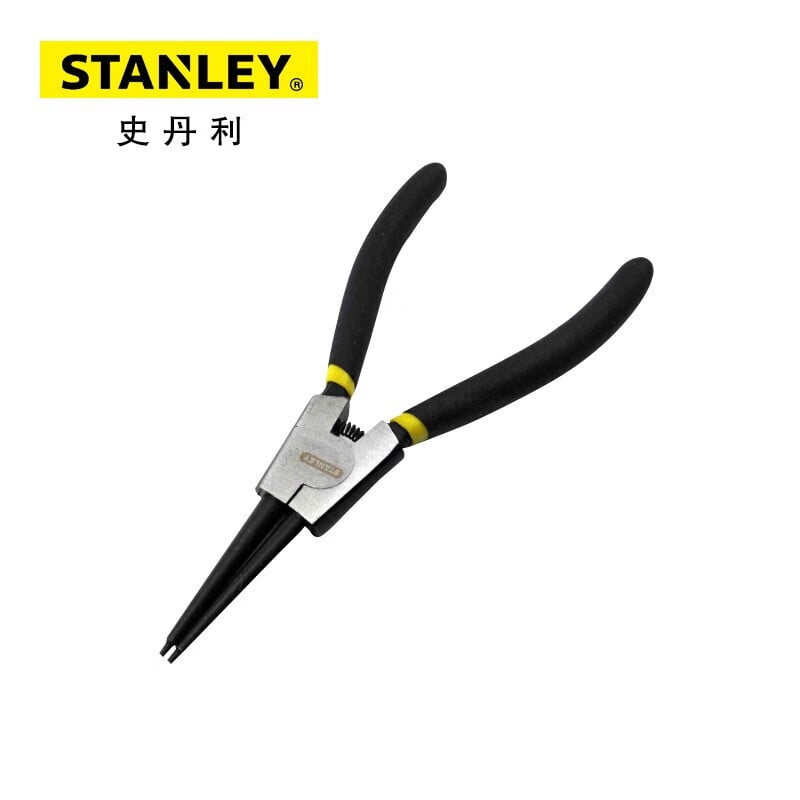 Stanley 84-334-23 Щипцы для стопорных колец с прямым носом в немецком стиле для валов 7 дюймов.