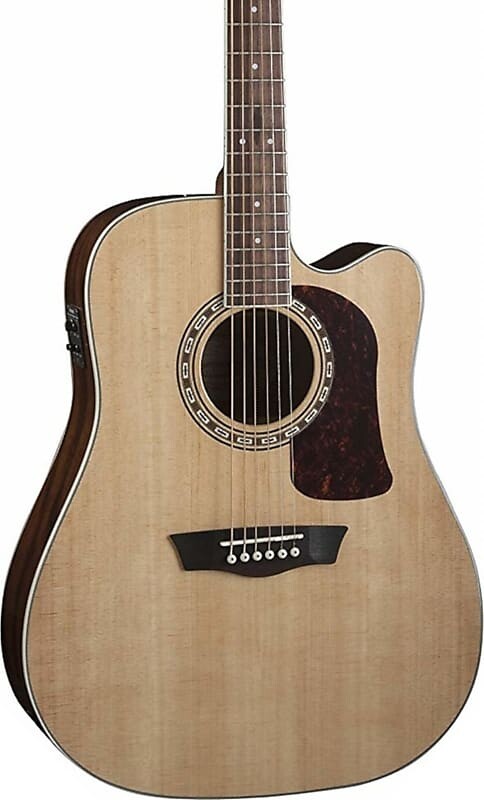 

Акустическая гитара Washburn HD10SCE Dreadnought Cutaway Acoustic-Electric Guitar, Natural