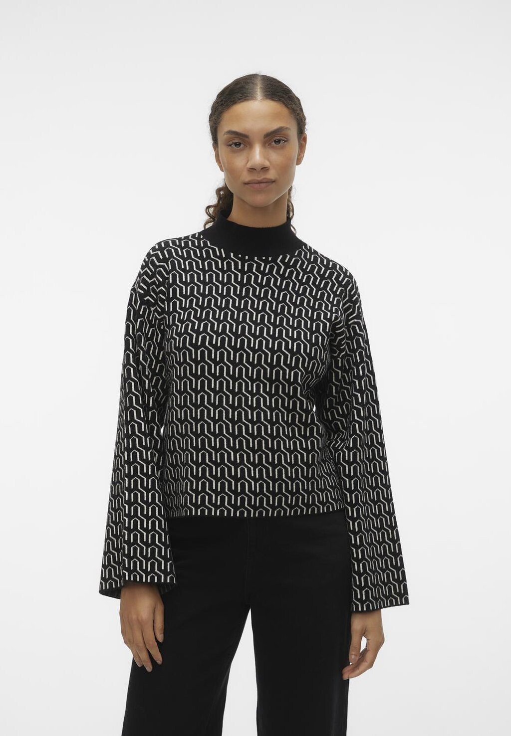 

Свитшот Vero Moda, цвет black/birch