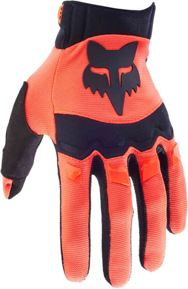 Перчатки для мотокросса Dirtpaw 2023 FOX, оранжевый/черный перчатки red fox черный
