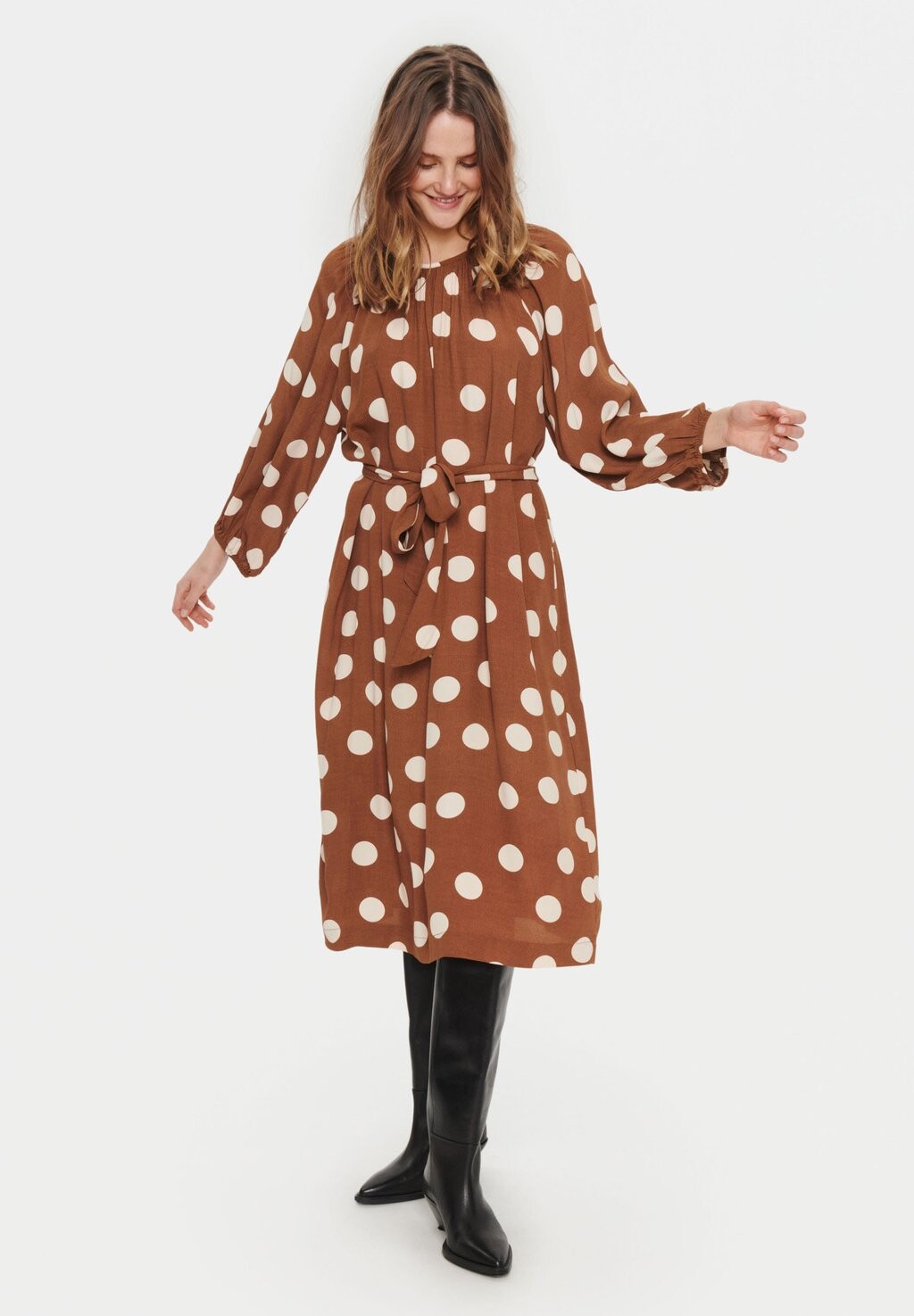 

Летнее платье VONITA Saint Tropez, emperador big dot