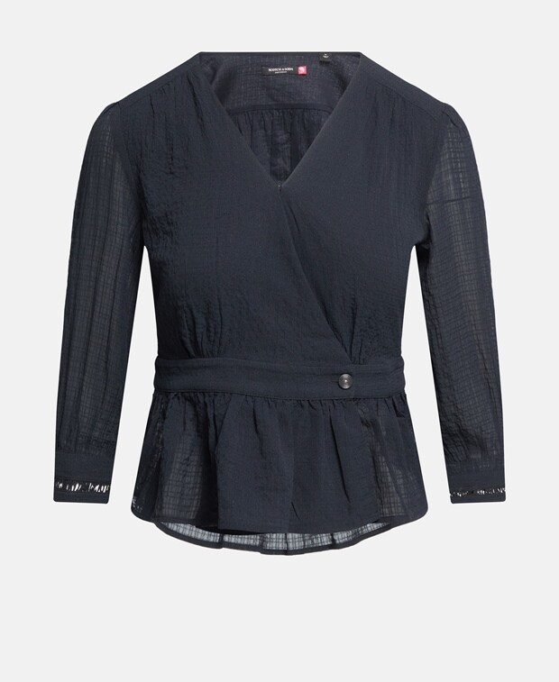 

Рубашка блузка Scotch & Soda, черный