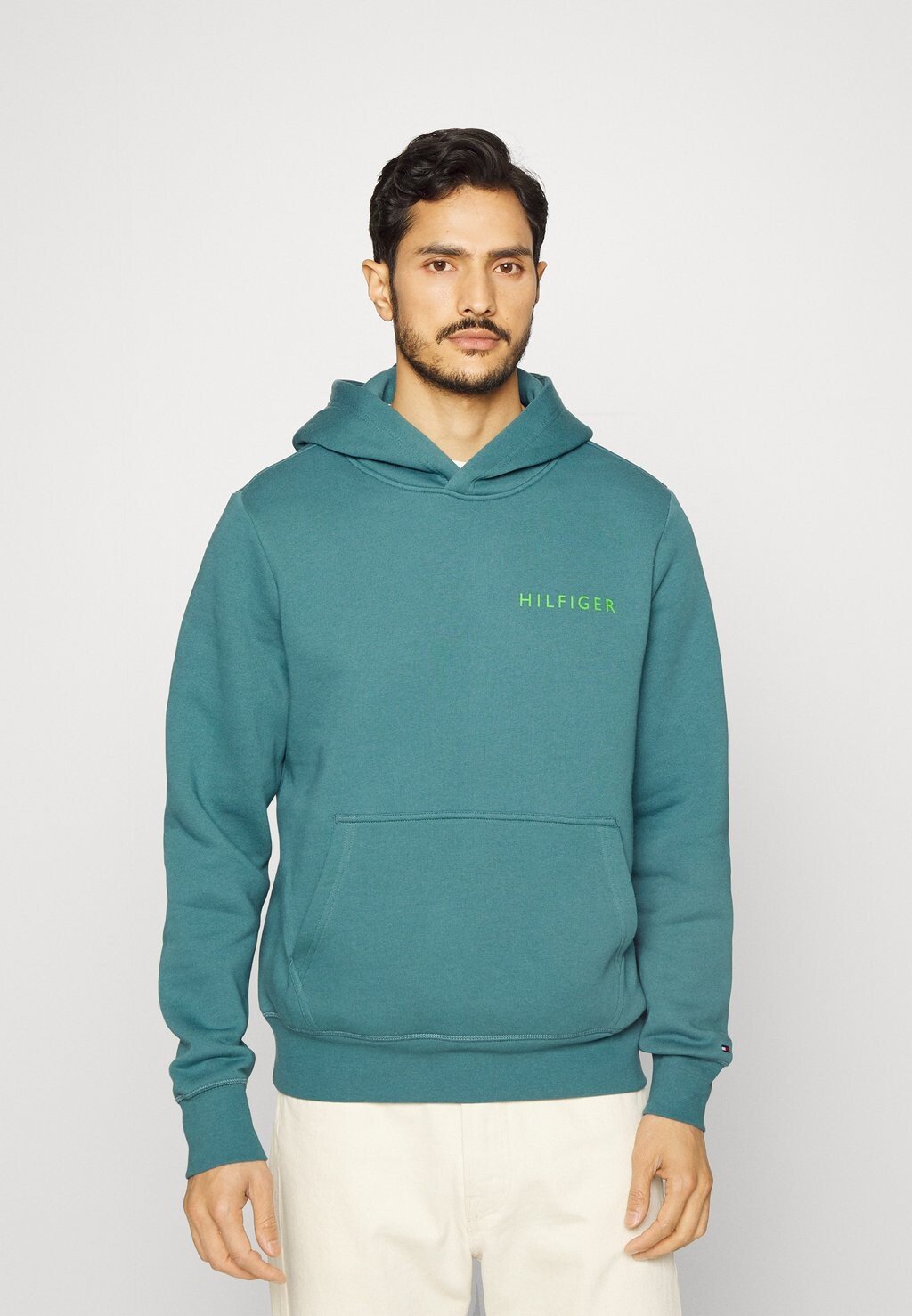 

Толстовка Tommy Hilfiger Pop Color Hoodie, матово-зеленый, Синий