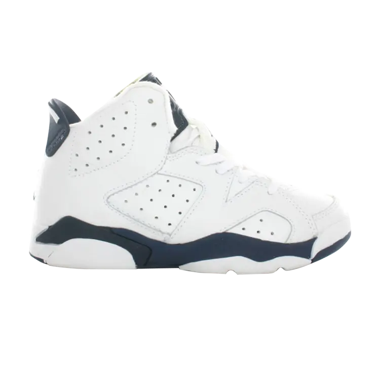 

Кроссовки Air Jordan 6 Retro PS 'Midnight Navy' 2020, белый