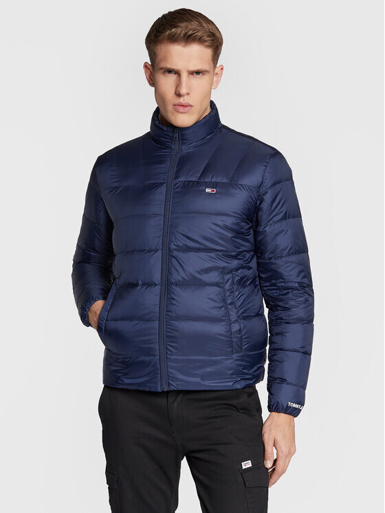 

Пуховик стандартного кроя Tommy Jeans, синий