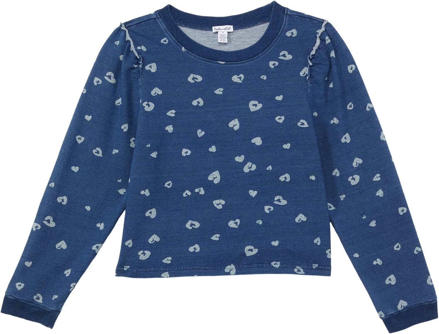 

Топ Splendid Littles Leo Love Long Sleeve Top, цвет Indigo