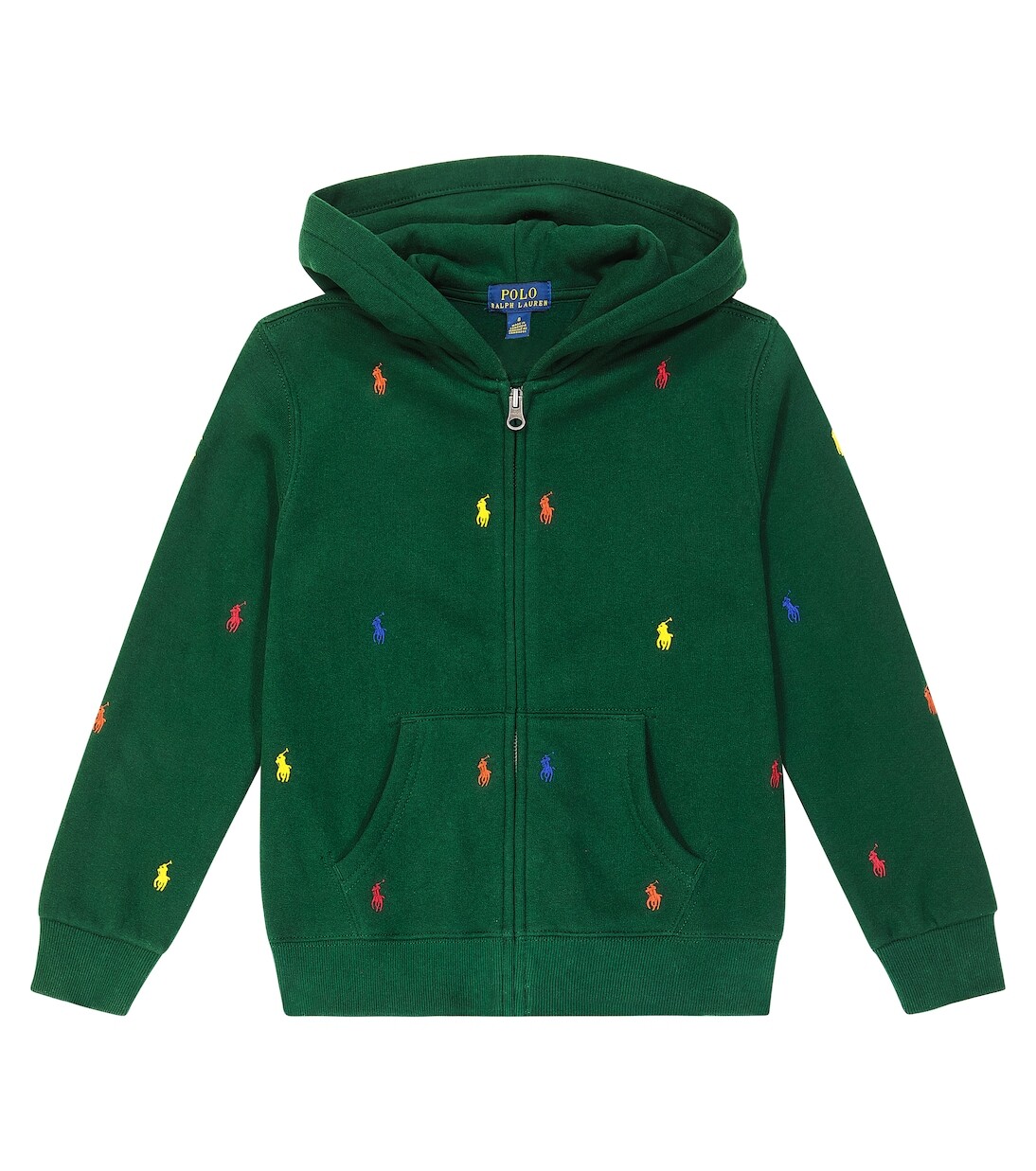 

Толстовка из хлопкового джерси Polo Ralph Lauren Kids, зеленый