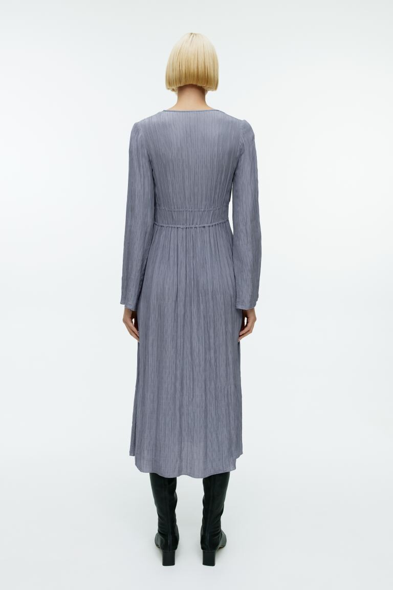 

Платье с v-образным вырезом H&M, фиолетовый