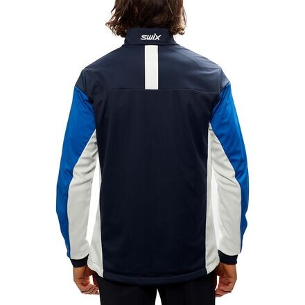 

Крестовая куртка мужская Swix, цвет Dark Navy/Olympian Blue