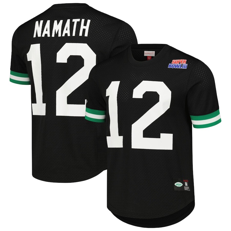 

Футболка с именем и номером Mitchell & Ness New York Jets, черный