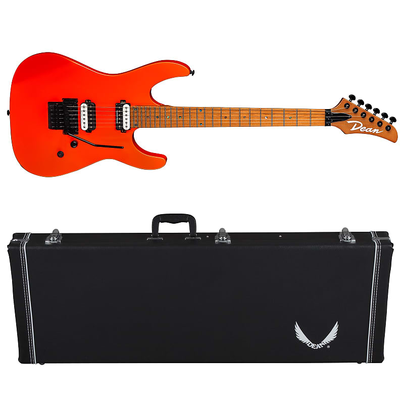 Электрогитара Dean MD24 Floyd Roasted Maple Vintage Orange Electric Guitar + Hard Case MD 24 F