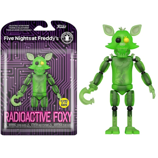 фигурка фнаф рекордная чика оригинал аниматроник светится в темноте Funko Five Nights at Freddy's, коллекционная фигурка, Five Nights at Freddy's, Radioactive Foxy