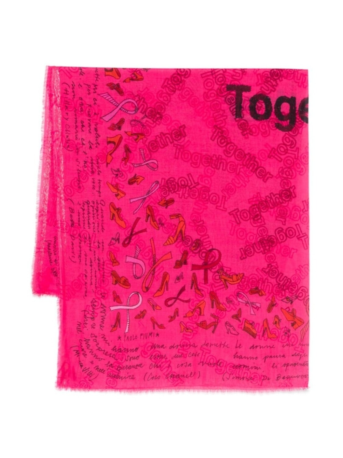

Faliero Sarti шарф Together, розовый