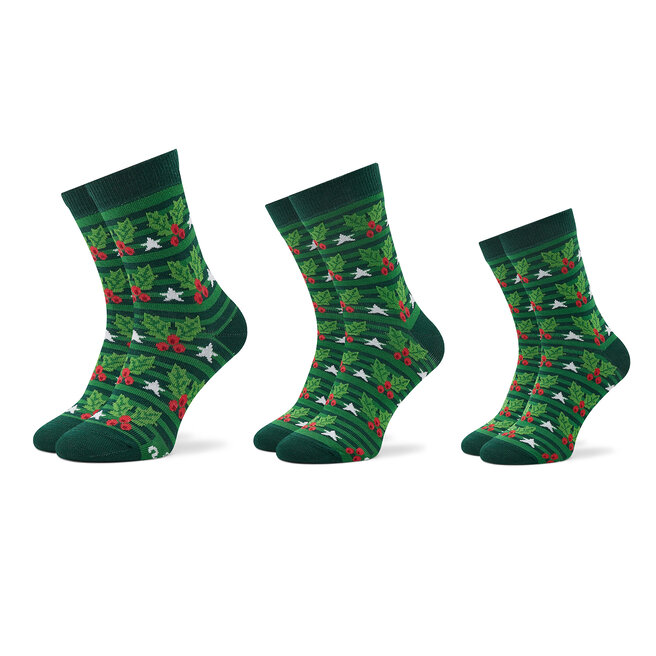 

Носки Rainbow Socks XmasBalls, 3 шт, зеленый