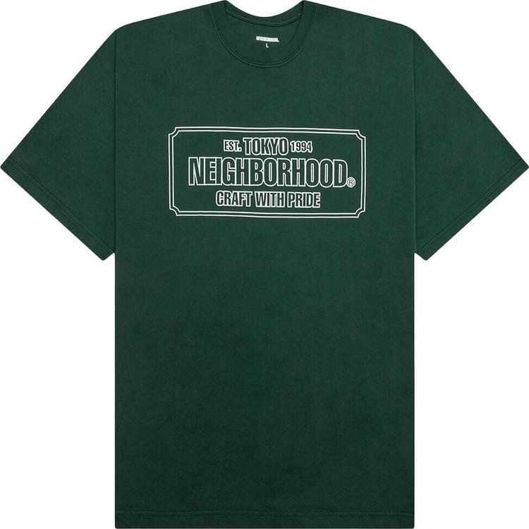 

Футболка Neighborhood Short-Sleeve 'Green', зеленый