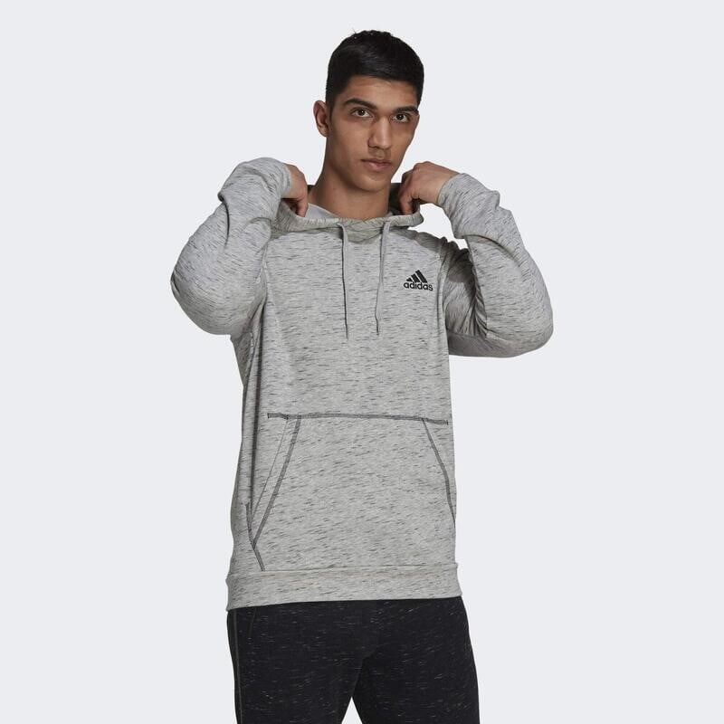 

Худи Essentials Mélange с небольшим вышитым логотипом ADIDAS, цвет gris