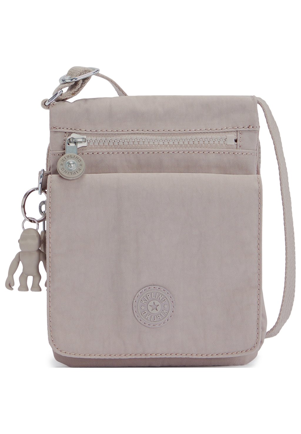 Сумка через плечо Kipling Classics New Eldorado, серый сумка k0132789l art mini small handbag 89l grey gris