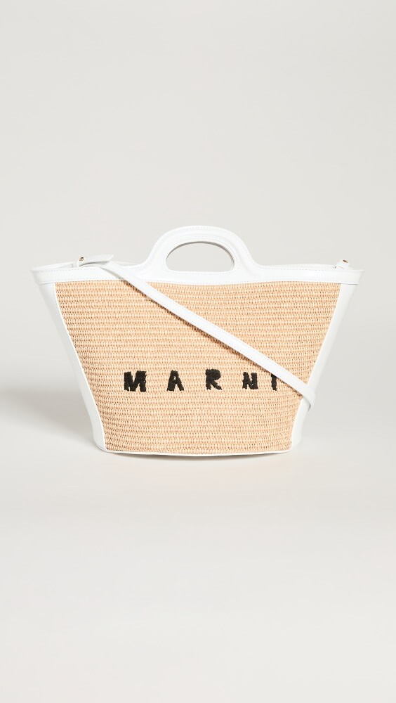 

Сумка-тоут Marni Tropicalia Small, песочный