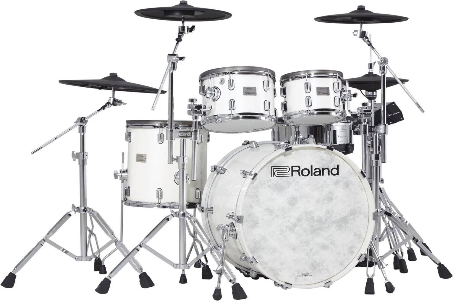 

Электронная ударная установка Roland V-Drums Acoustic Design VAD706PW — жемчужно-белый