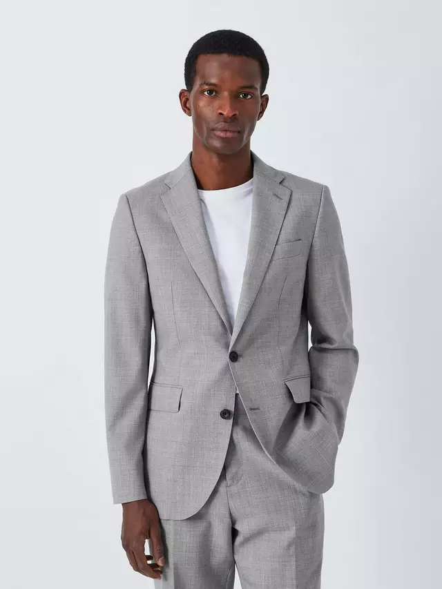 

Куртка John Lewis John Lewis Hanford Regular Fit Wool Suit, цвет light grey