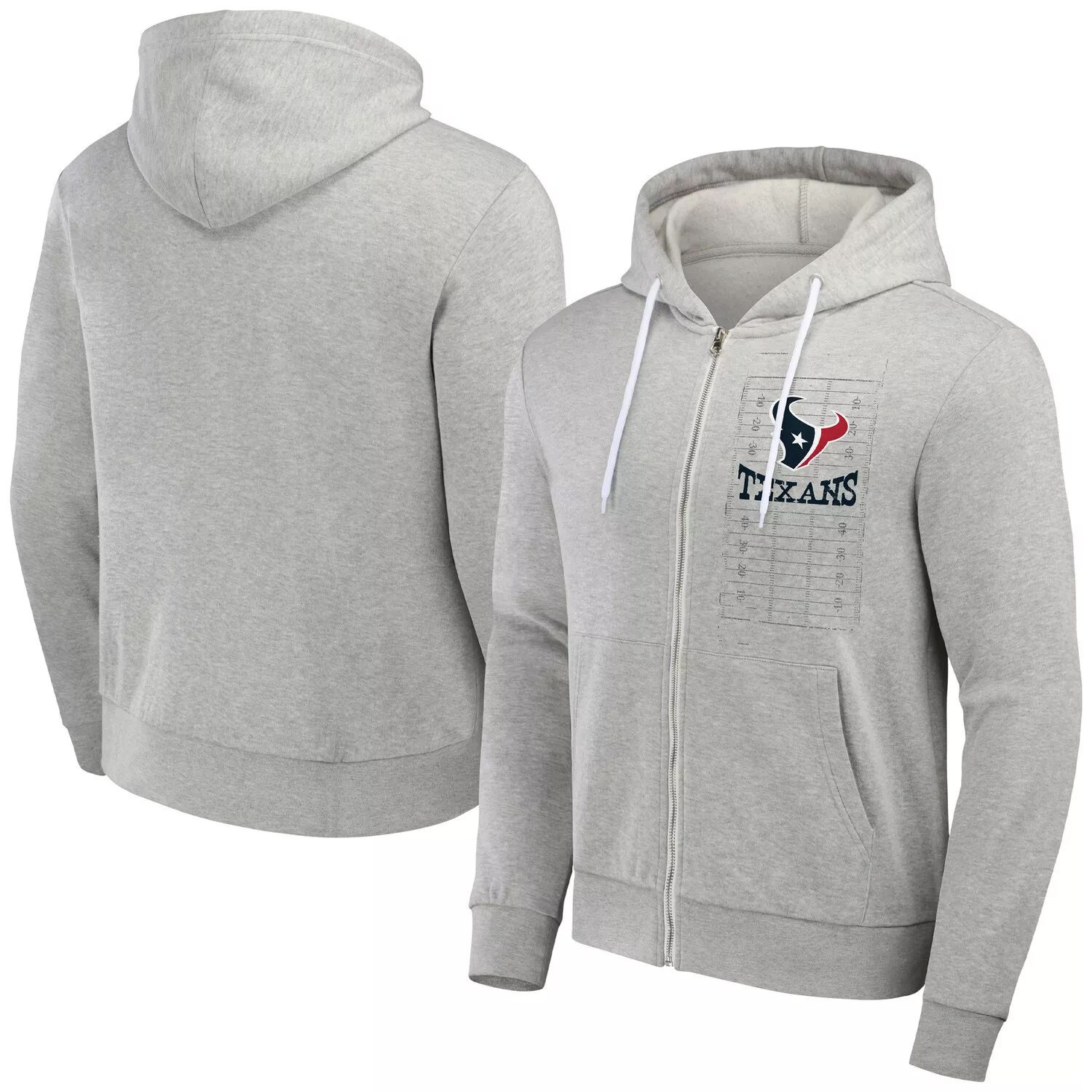 

Мужская толстовка с молнией во всю длину из коллекции NFL x Darius Rucker от Fanatics Heather Grey Houston Texans Domestic