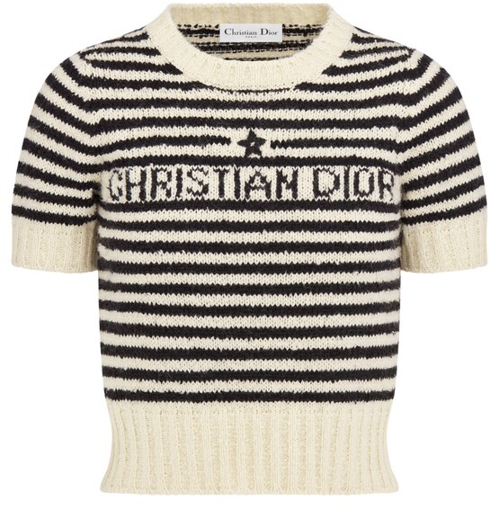 

Свитер с короткими рукавами Dior Marinière Dior