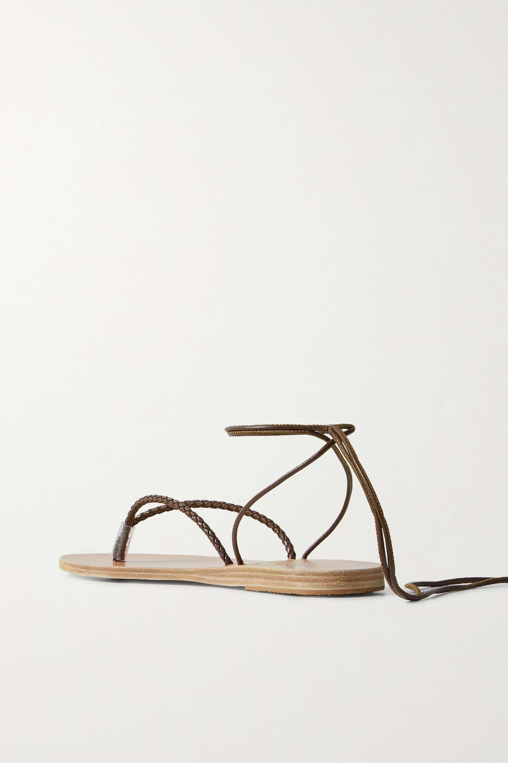 

ANCIENT GREEK SANDALS плетеные кожаные сандалии Mitos, коричневый