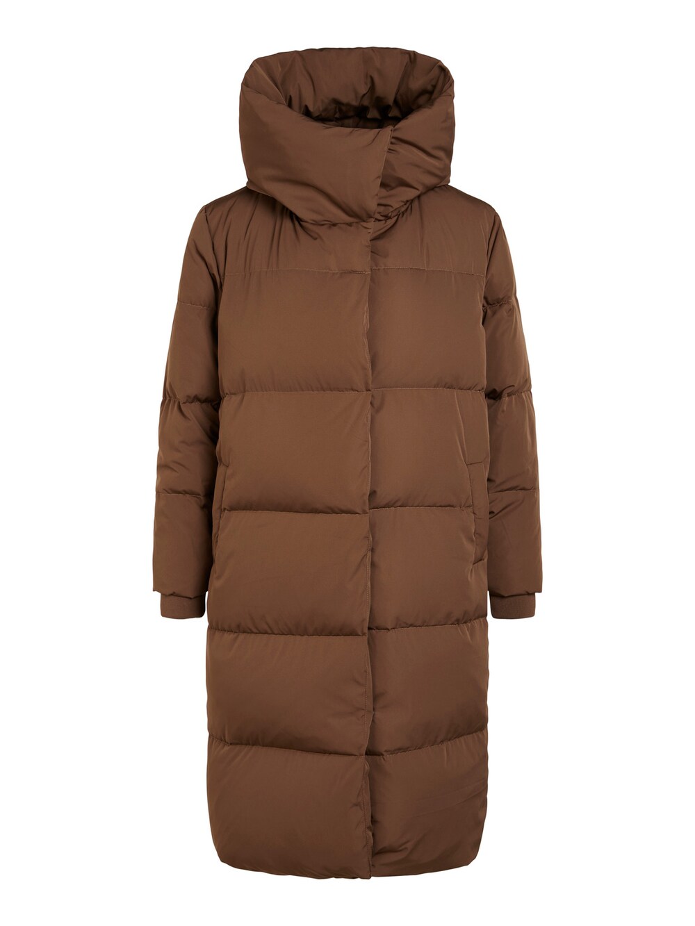 Зимнее пальто OBJECT, коричневый