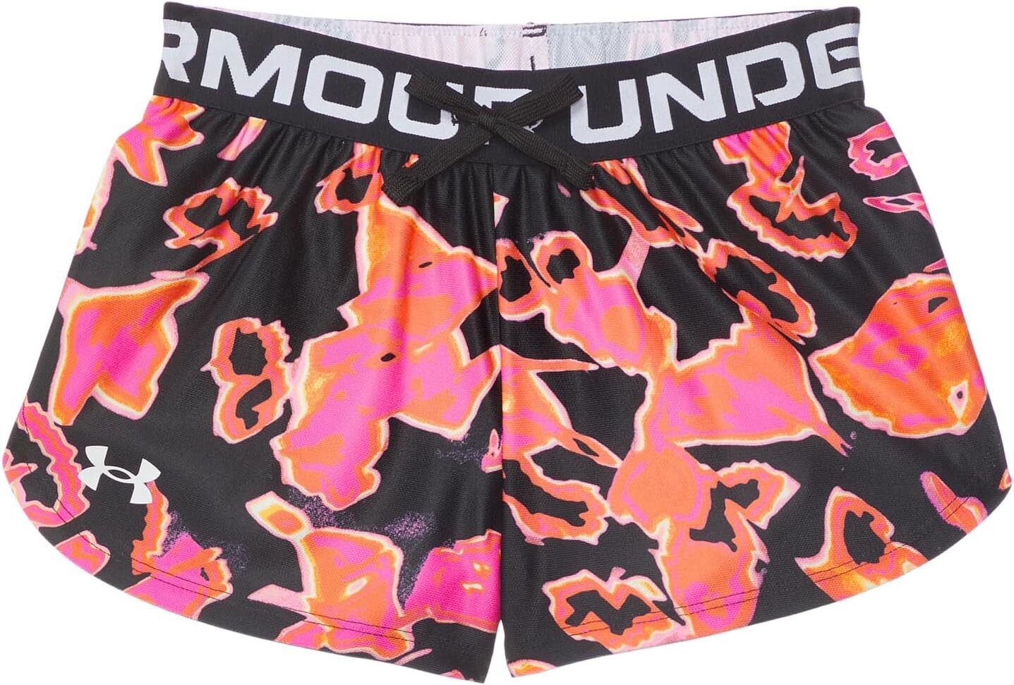 

Шорты Under Armour Play Up Printed Shorts, цвет Black/Fluo Pink/White