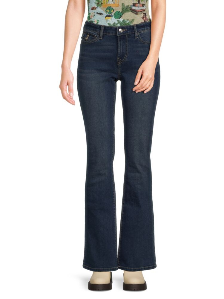 

Джинсы Becca Bootcut со средней посадкой True Religion, синий