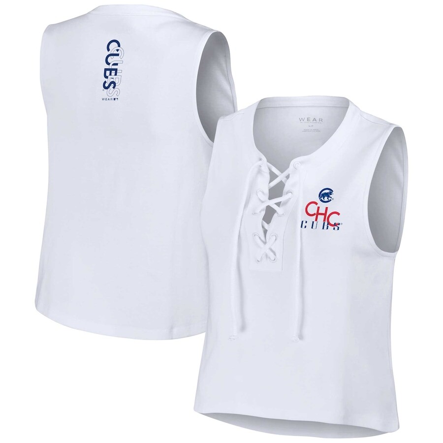 

Топ WEAR by Erin Andrews Chicago Cubs, белый