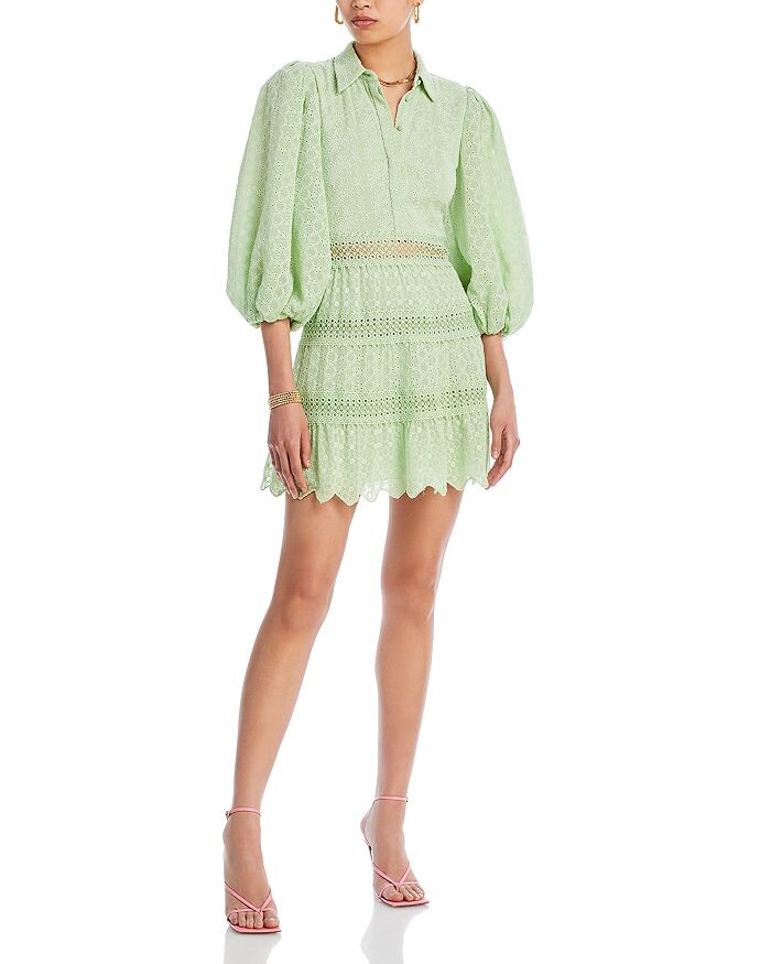 

Платье-рубашка Blakesley с люверсами Alice and Olivia