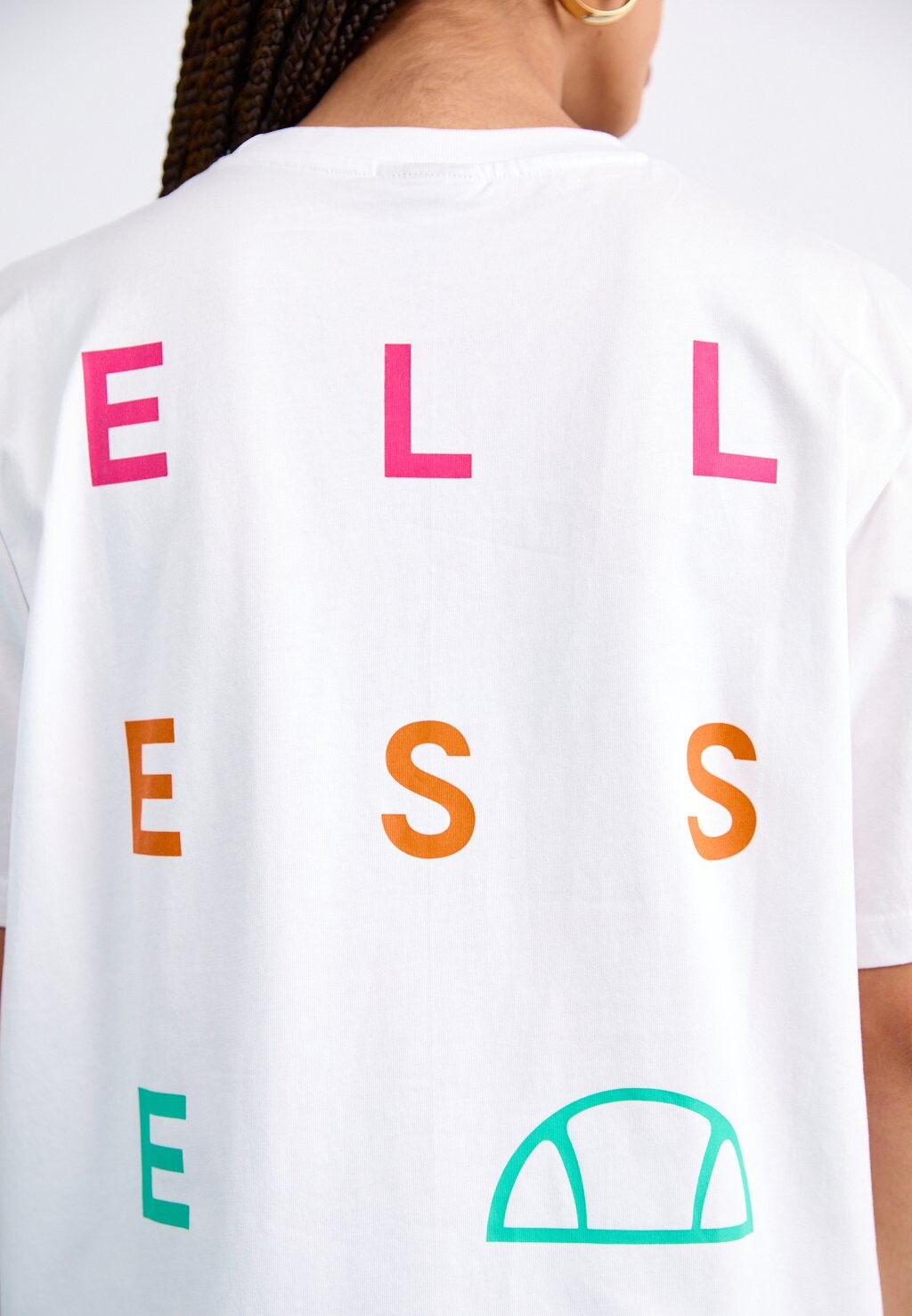 

Футболка с принтом DENSO Ellesse, белый