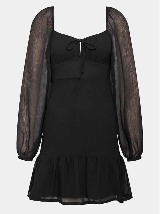 

Коктейльное платье стандартного кроя Gina Tricot, черный