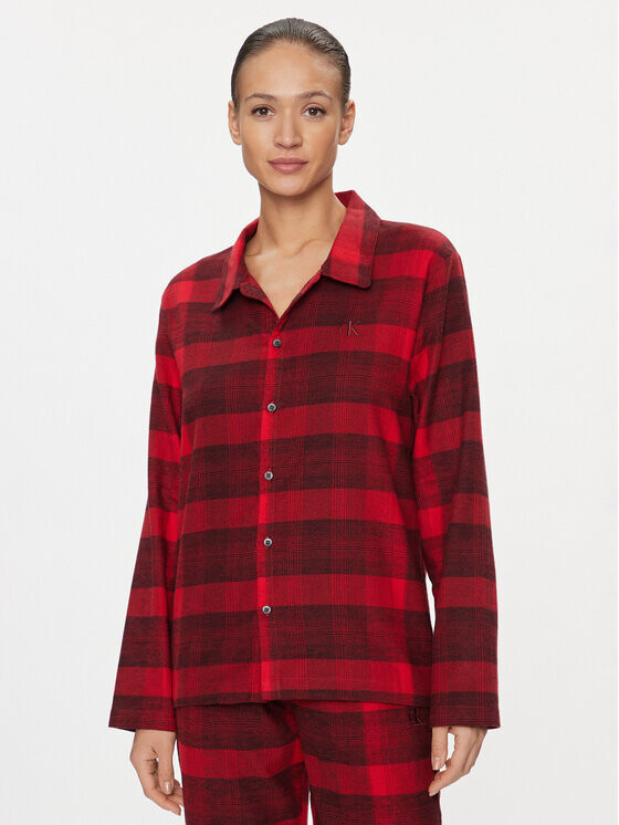 

Пижамная футболка свободного кроя Calvin Klein, красный