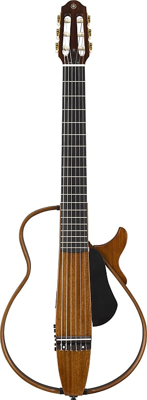 цена Акустическая гитара Yamaha SLG200NW Wide-Nut Nylon-String Silent Guitar, Natural w/ Gig Bag