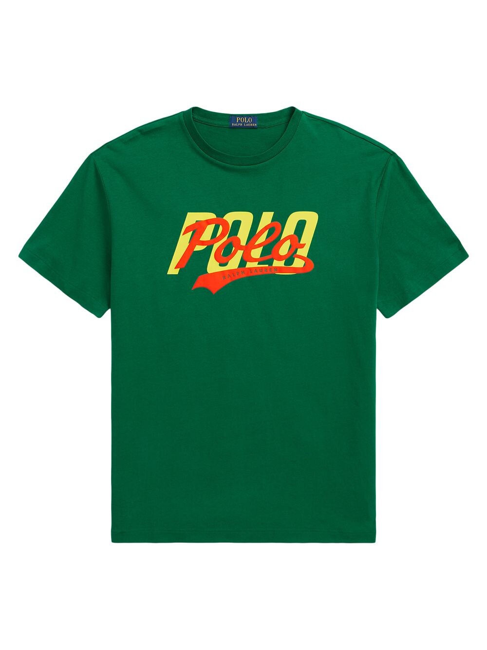 

Хлопковая футболка с логотипом Polo Ralph Lauren, зеленый
