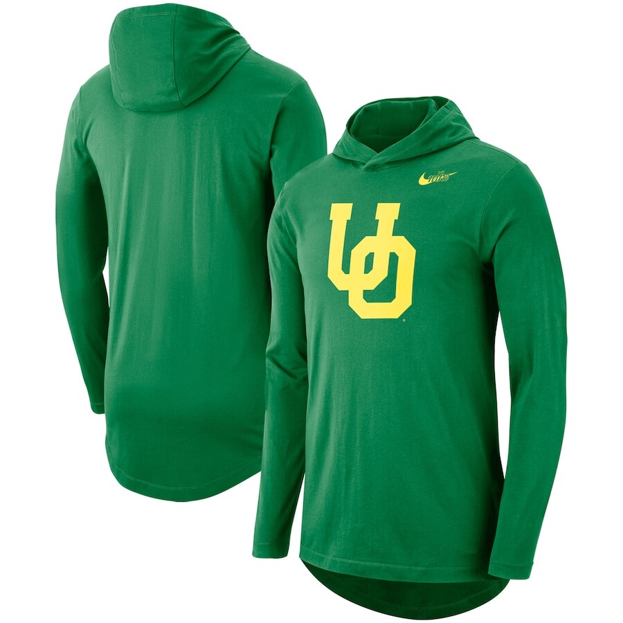 

Футболка с длинным рукавом Nike Oregon Ducks, зеленый