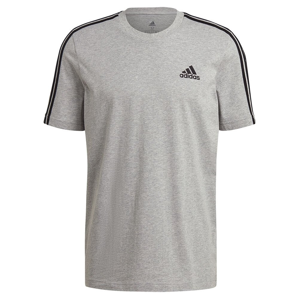

Футболка adidas Essentials 3 Stripes, серый