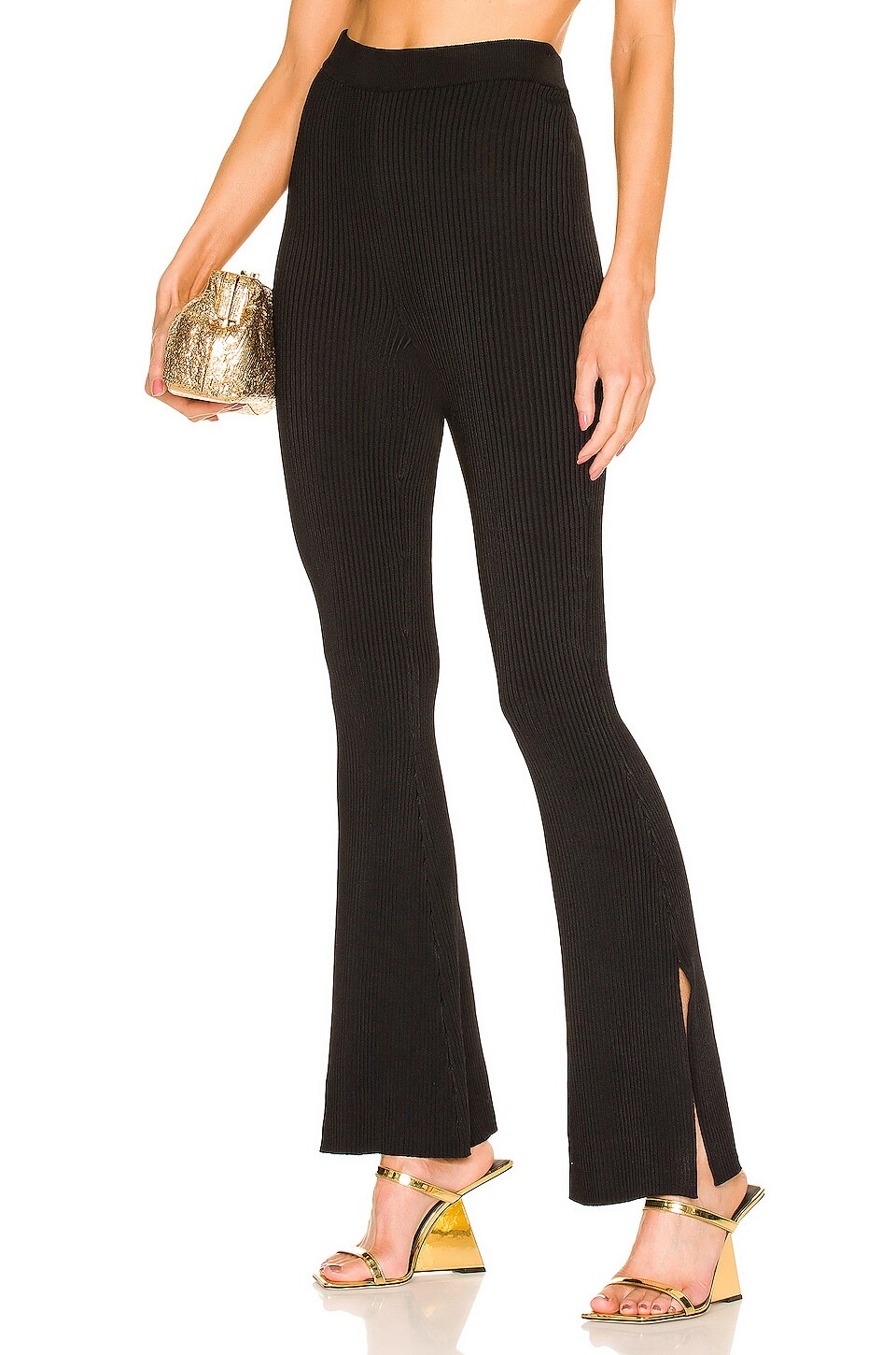 

Брюки Michael Costello x REVOLVE Alessa, цвет Black Metallic